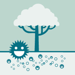 「微生物環境」アイコン